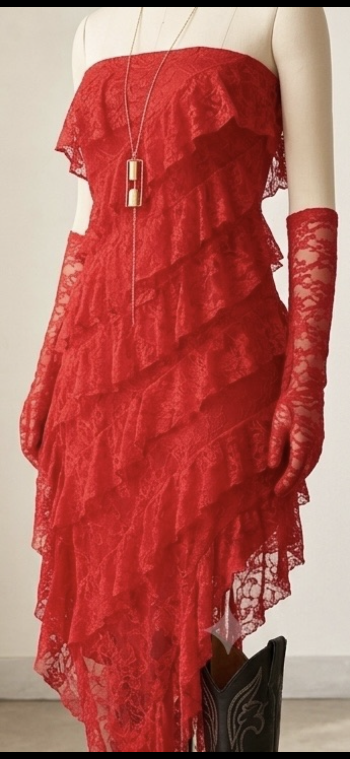 The Crimson Rhapsody Dress