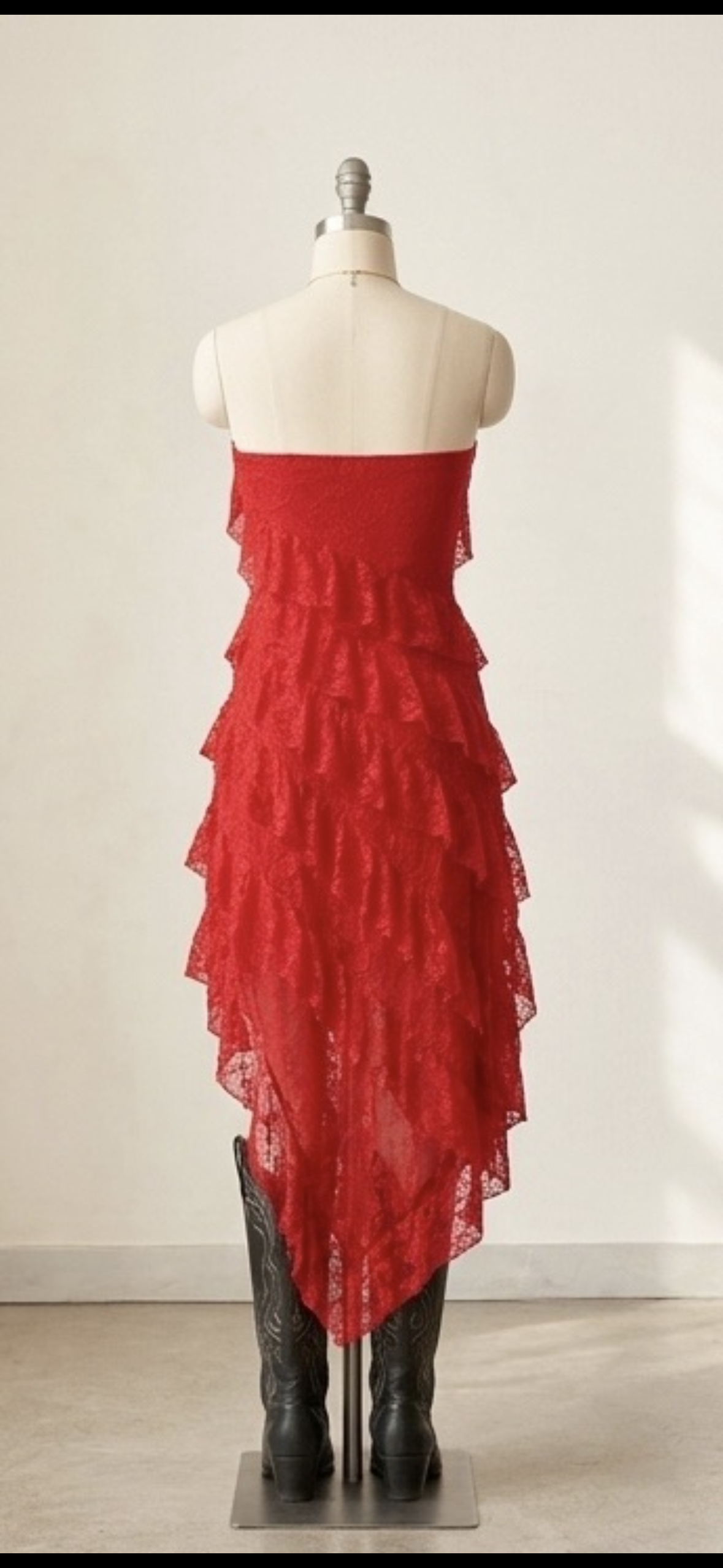 The Crimson Rhapsody Dress